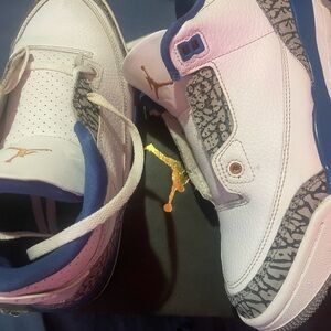 Jordan Kids Sneakers White and Blue